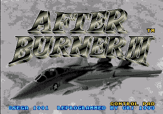 Заставка игры After Burner III